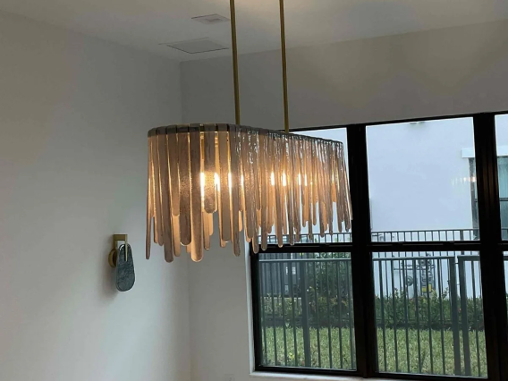 Luxury Chandelier Install — Boca Bridges, Boca Raton